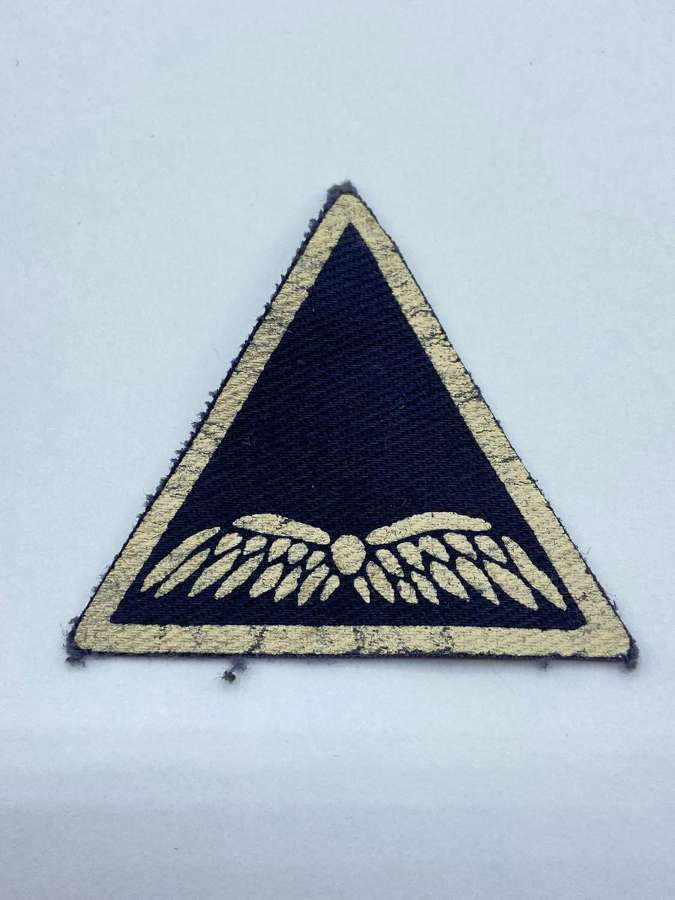 WW2 British Printed 12th Air Formation Signals Patch/ Insignia