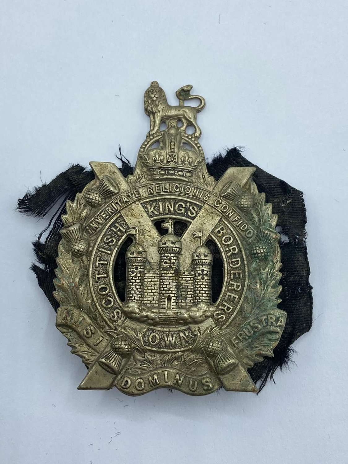 WW1 Kings Own Scottish Borderers Regiment KOSB Glengarry Badge