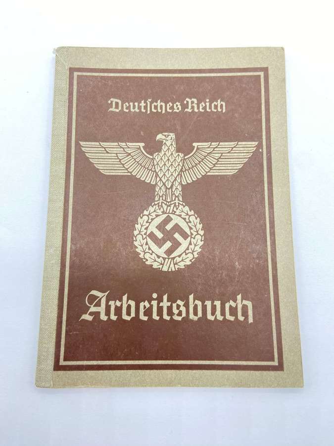 WW2 Deutsches Reich Arbeitsbuch German Work Book