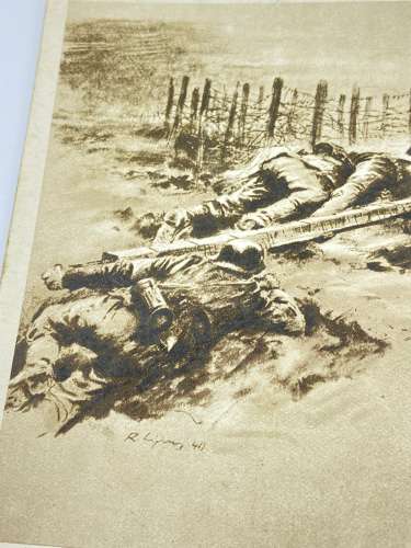 WW2 German Wehrmacht At The Front Propaganda Postcard