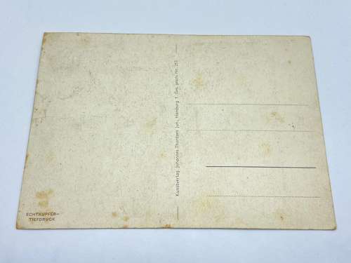 WW2 German Wehrmacht At The Front Propaganda Postcard