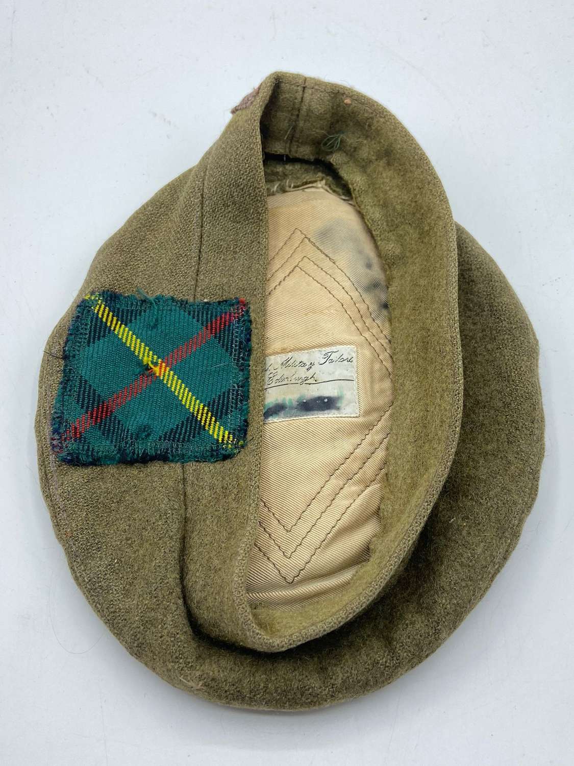 WW2 Scottish Tam ‘O Shanter General Service Gordon Highlanders Cap
