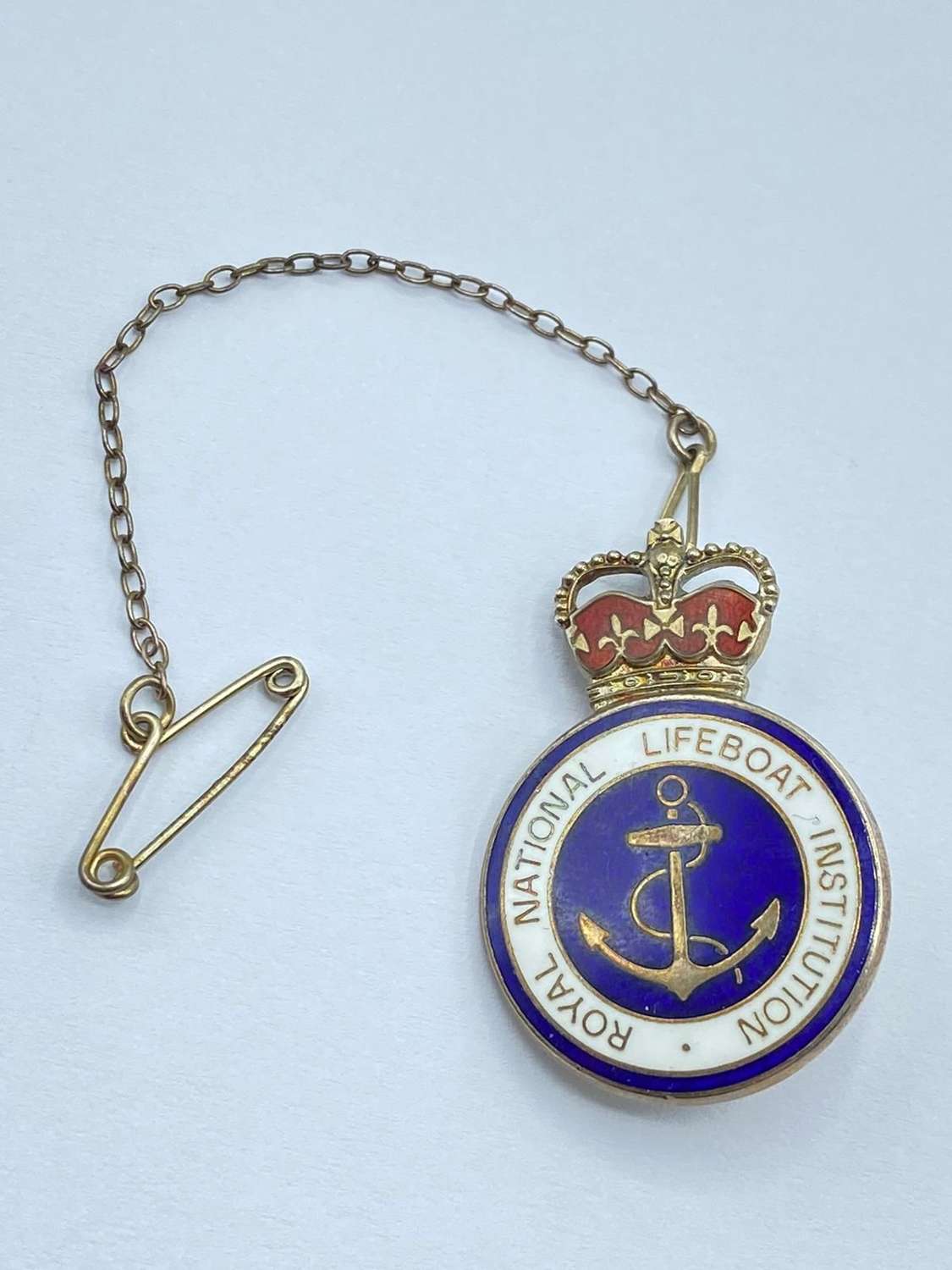 1997 Royal National Lifeboat Institution RNLI Silver Recognition Badge