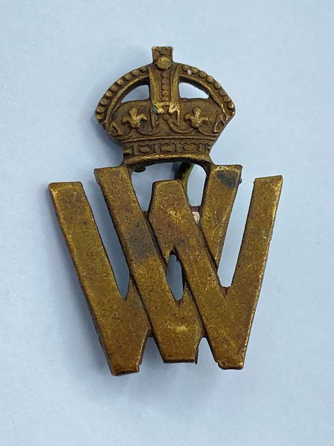 WW1 British Volunteer War Workers Badge Issue Number 187904