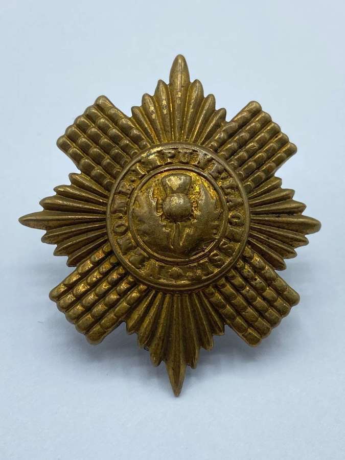 WW2 Period Scots Guards (SG) Regiment Cap Badge