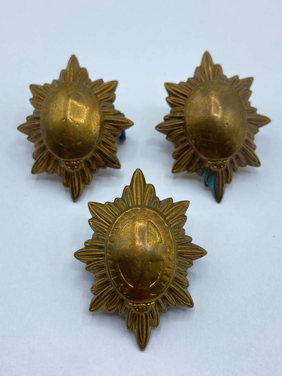 Lot Of 3 WW2 British Coldstream Guards Rubbed Officers Pips