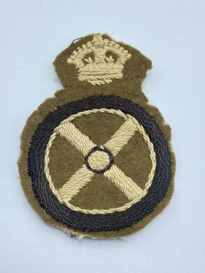 WW2 British Army Trade Badge for Skilled Driver Qualification