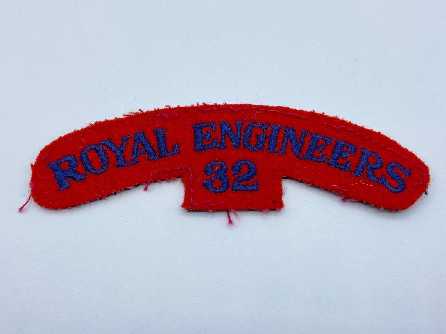 Early Post WW2 British Army 32nd Royal Engineers Shoulder Title