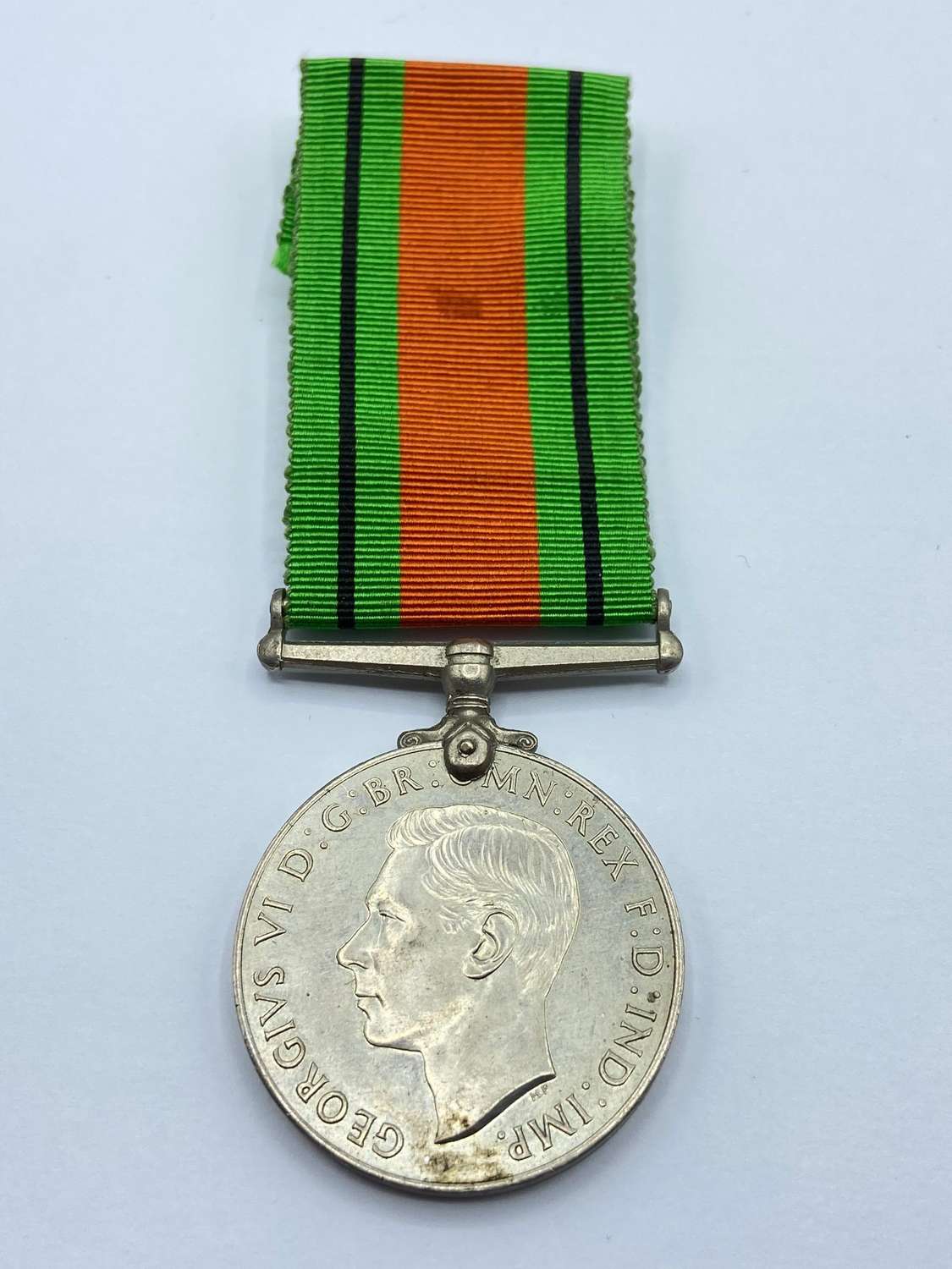 WW2 British & Commonwealth Defence Medal With Original Ribbon
