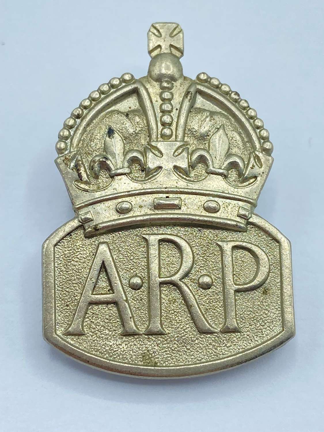 WW2 British Air Raid Precaution ARP Badge By Marples & Beasley