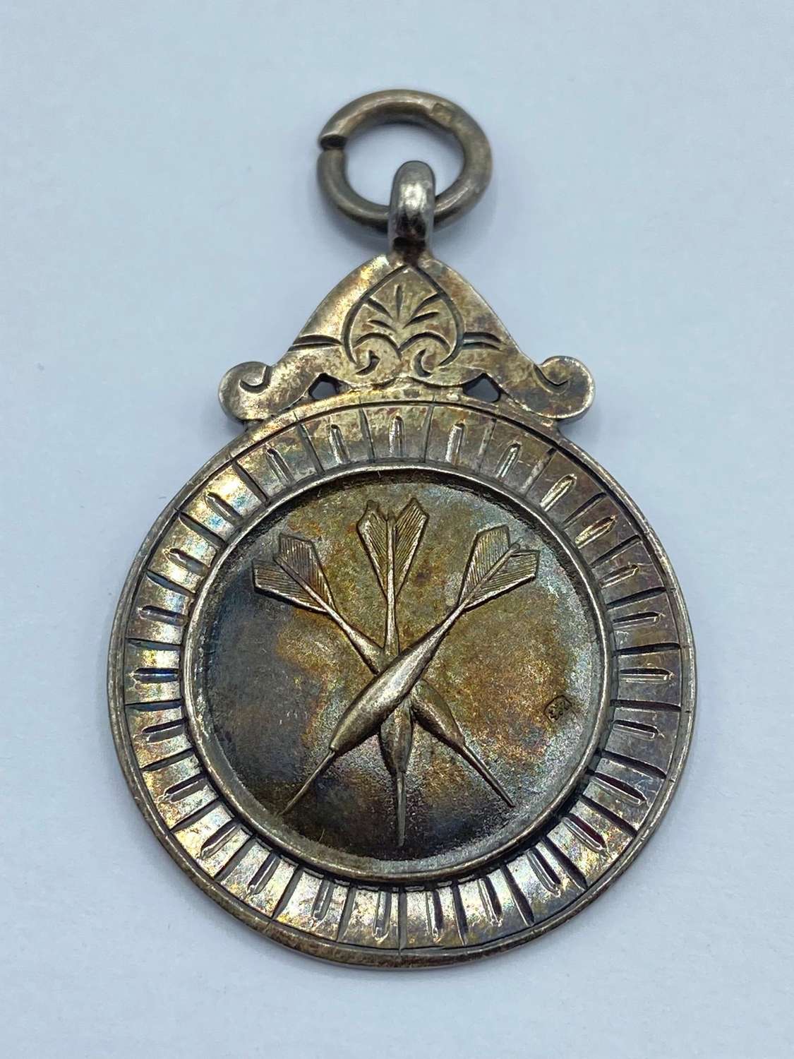 Vintage Silver Hallmarked 1939 W&S ASA Dept Comp Medal Fob