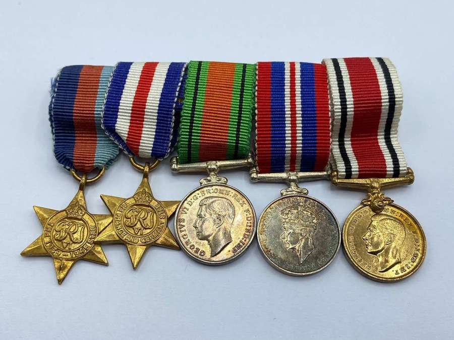 WW2 British Army & Special Constabulary Mounted Miniature Medals