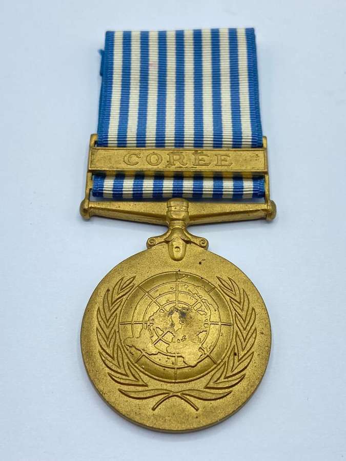 Post WW2 Belgian United Nations Korea Service Medal 1950-54 Belgium