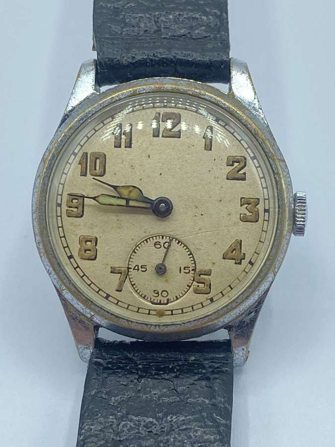 WW2 Period British/ German Military Ralco Movado Working Wrist Watch