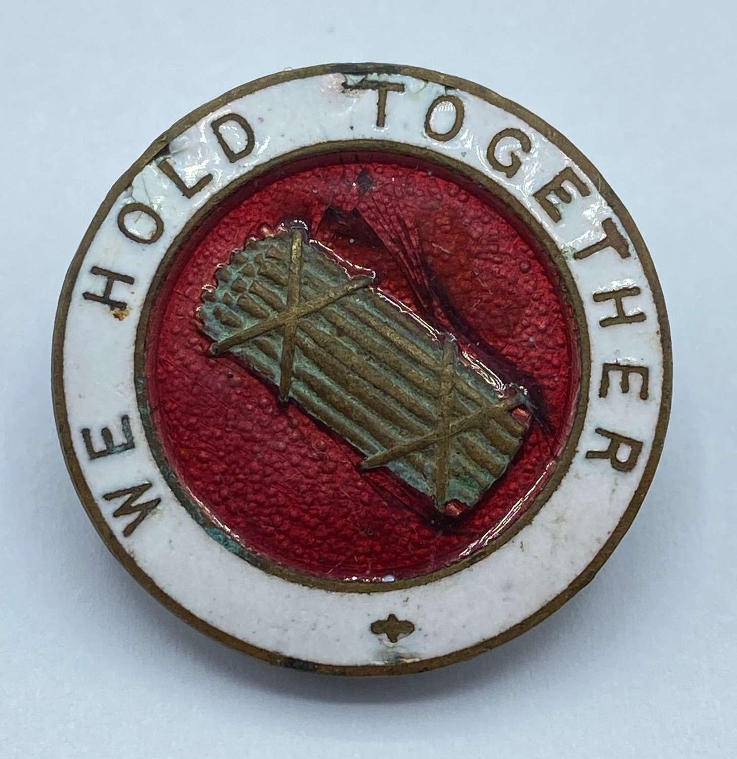 Pre WW2 1923-1934 British Fascist 'We Hold Together' Enamel Badge