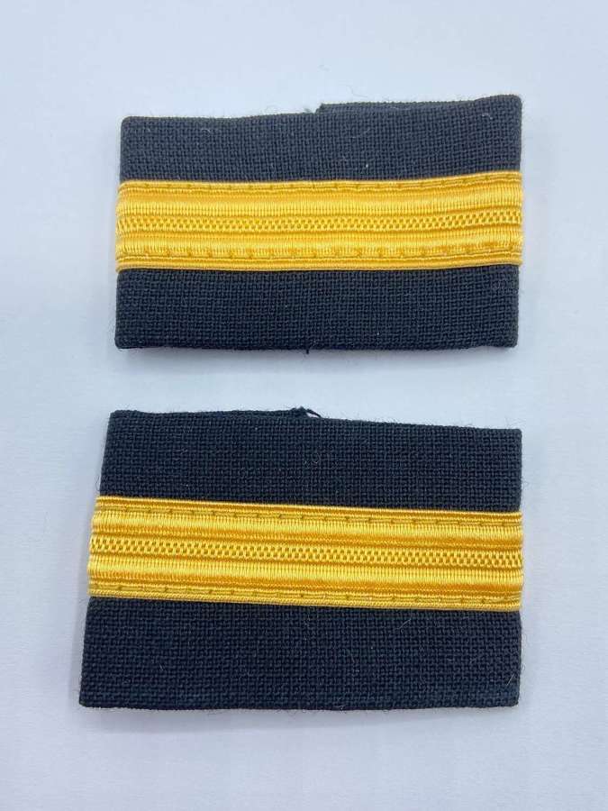 Old Stock New Stock One Thick Yellow Stripe Airline Pilot Epaulettes