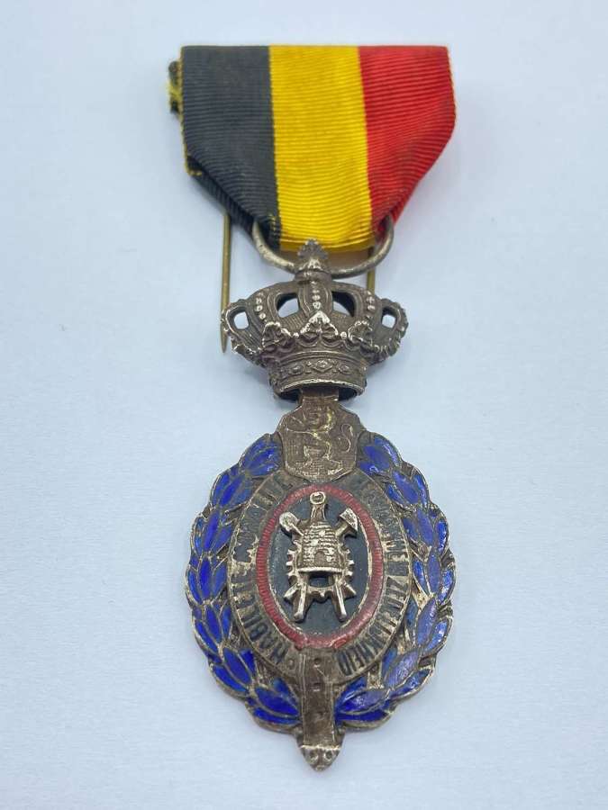 1950s Belgium Habilete Moralite Labor Merit Medal 1st Class Bilingual