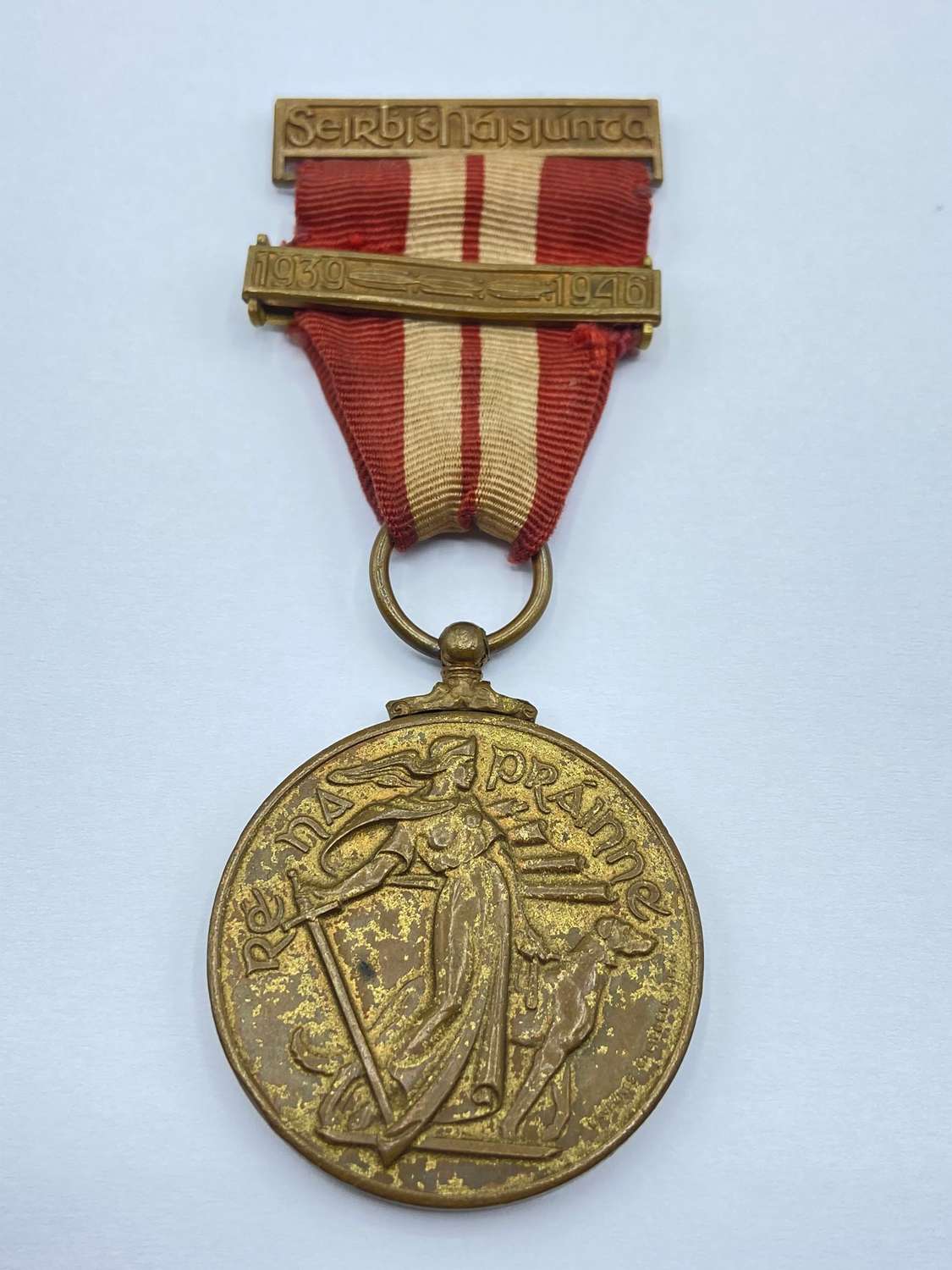 WW2 Period Irish Emergency Medal With 1939-1946 Medal Clasp