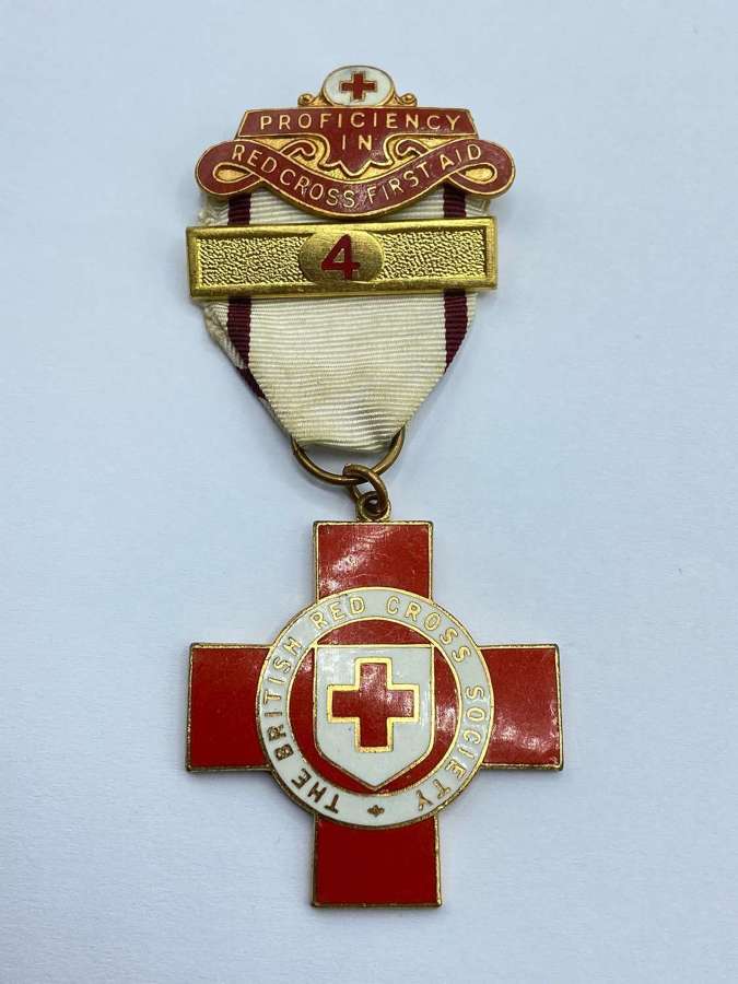 WW2 Period Proficiency In British Red Cross First Aid Medal