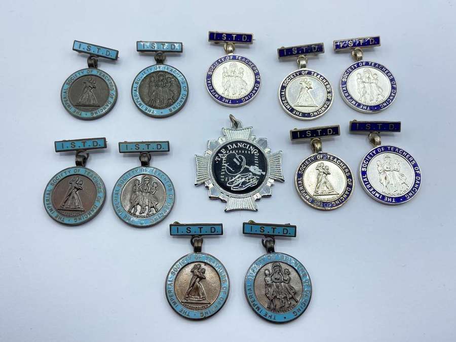 Vintage Imperial Society Of Teachers Of Dancers ISTD Medals To S Cadey