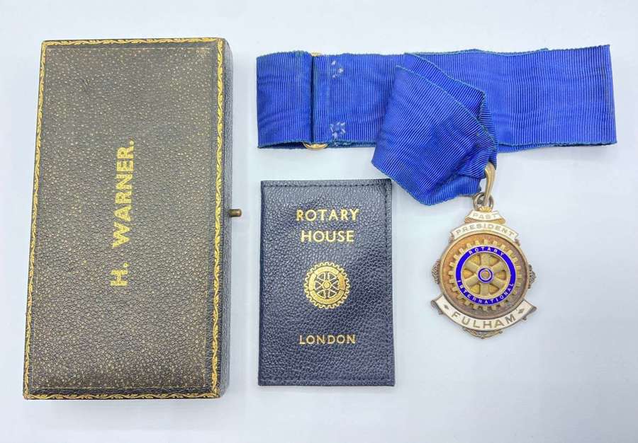 Vintage Rotary International Past President Fulham Silver Medal