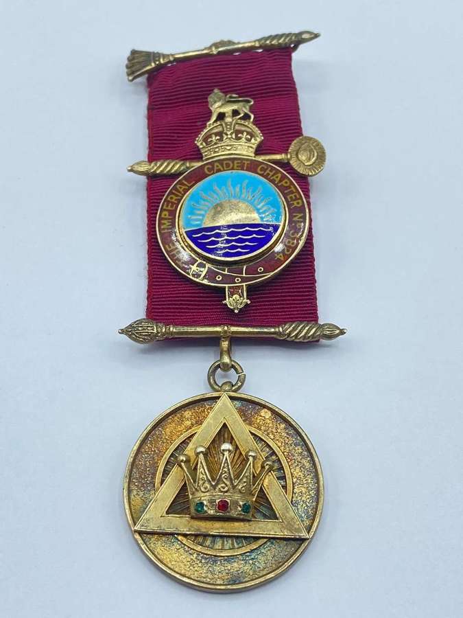 Rare Vintage Silver Hallmarked The Imperial Cadet Chapter MEZ Jewel