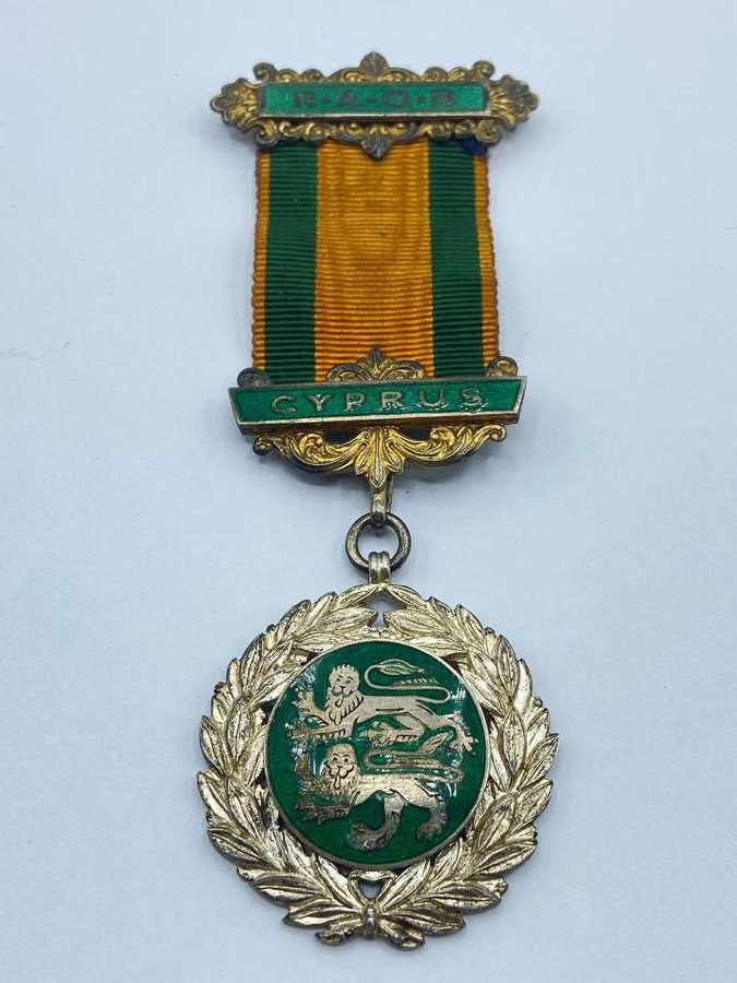 Vintage Royal Antediluvian Order of Buffaloes Cyprus Silver Jewel