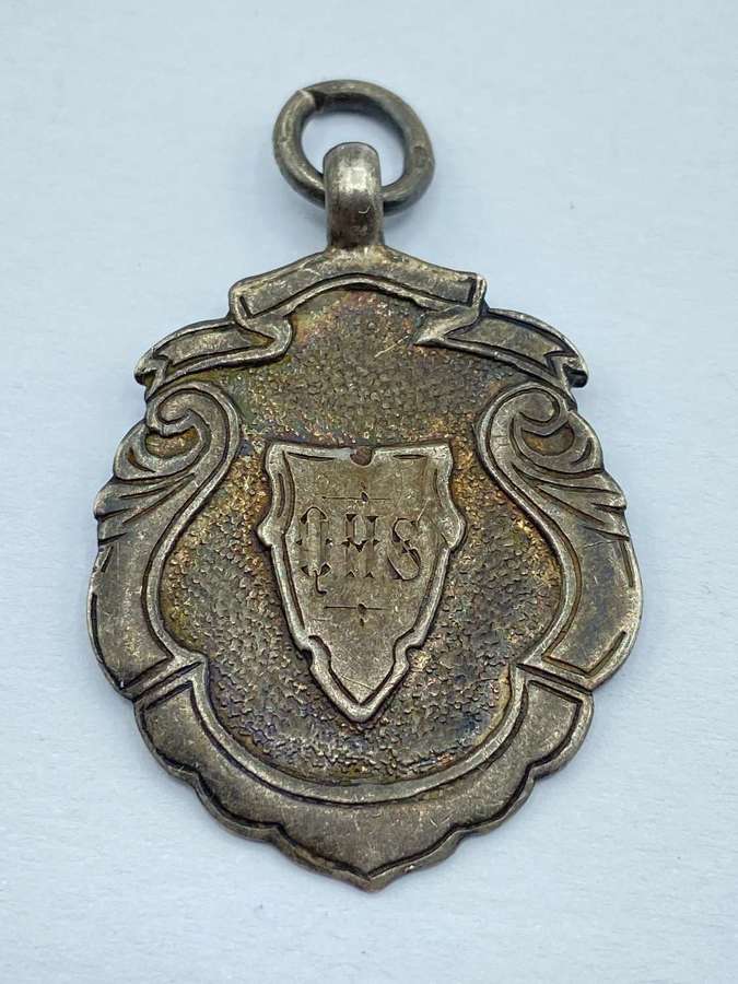 Vintage Silver Hallmarked Birmingham 1937 QHS Sports Medal Fob
