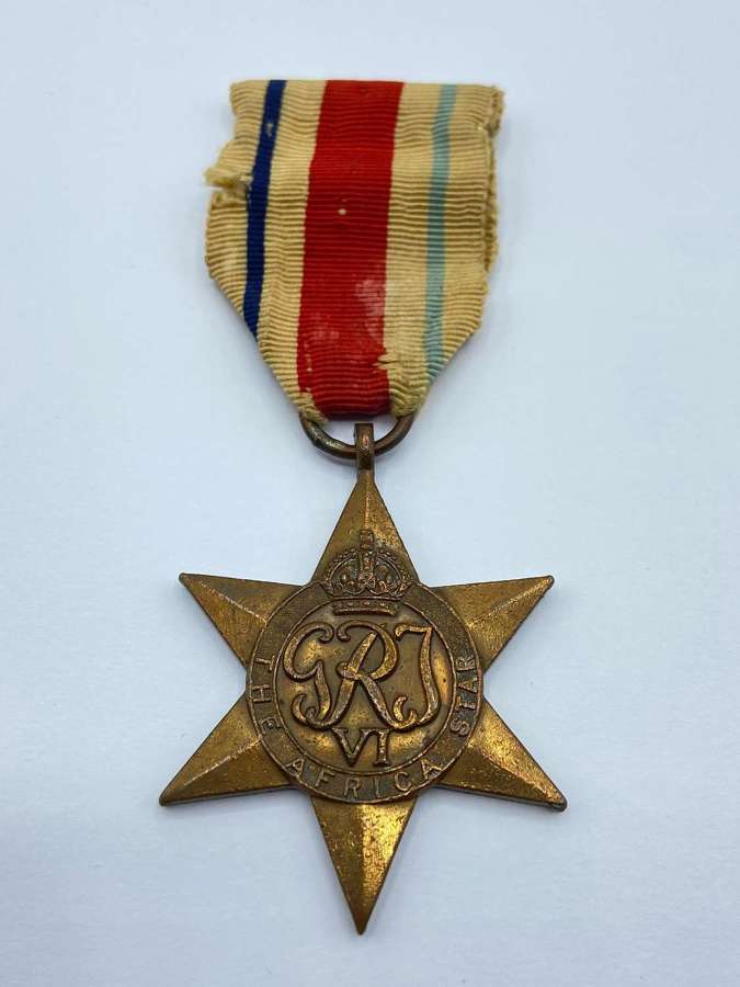 WW2 British & Commonwealth Africa Star With Original Ribbon