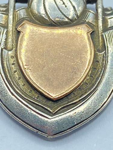 Pre WW2 Royal Navy HMS Delhi 1928-29 Football Silver Hallmarked Medal