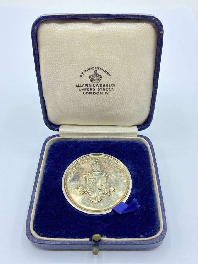 WW2 British Whitgift School Officer Training Corps OTC Silver Medal
