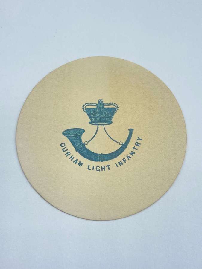 Pre WW1 Durham Light Infantry Embossed Crest Letter Head