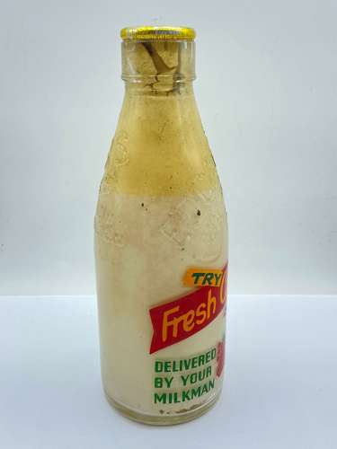Vintage Edgar’s Dairies Ltd New Milton Advertising Display Milk Bottle
