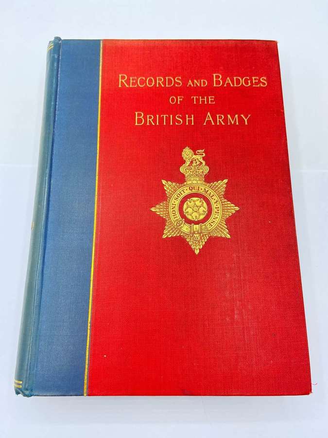 1895 1st Edition Records & Badges Of The British Army Henry Chichester