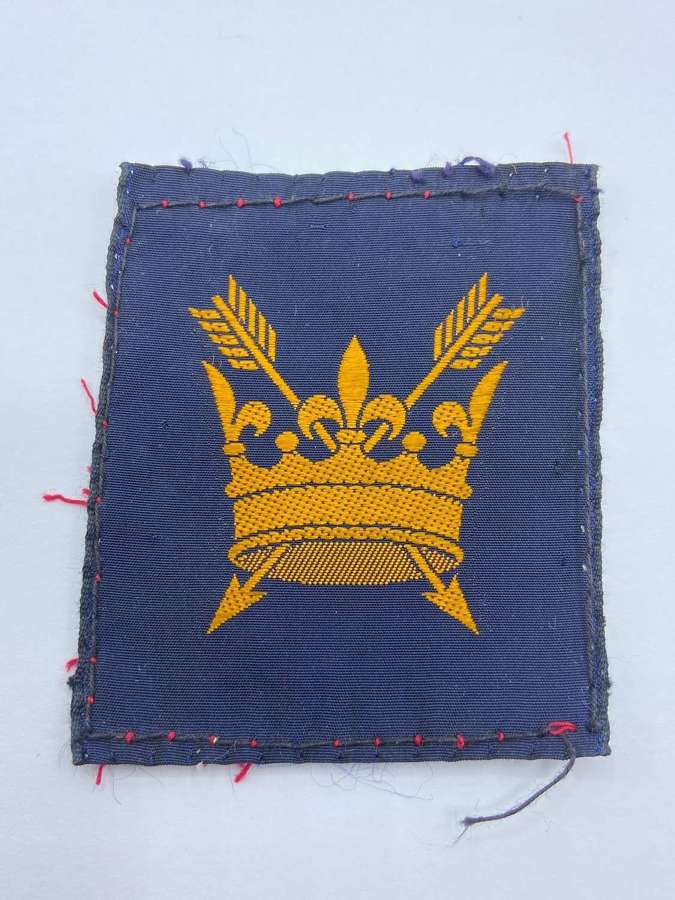 WW2 To Post WW2 British Army 54th East Anglian Division (T.A.) Patch