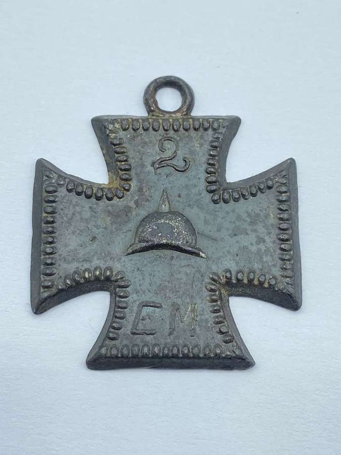 Rare WW1 British Made Anti German Propaganda Iron Cross