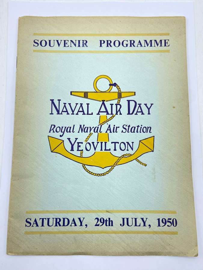 Post WW2 1950 Naval Air Day Royal Naval Air Station Souvenir Programme