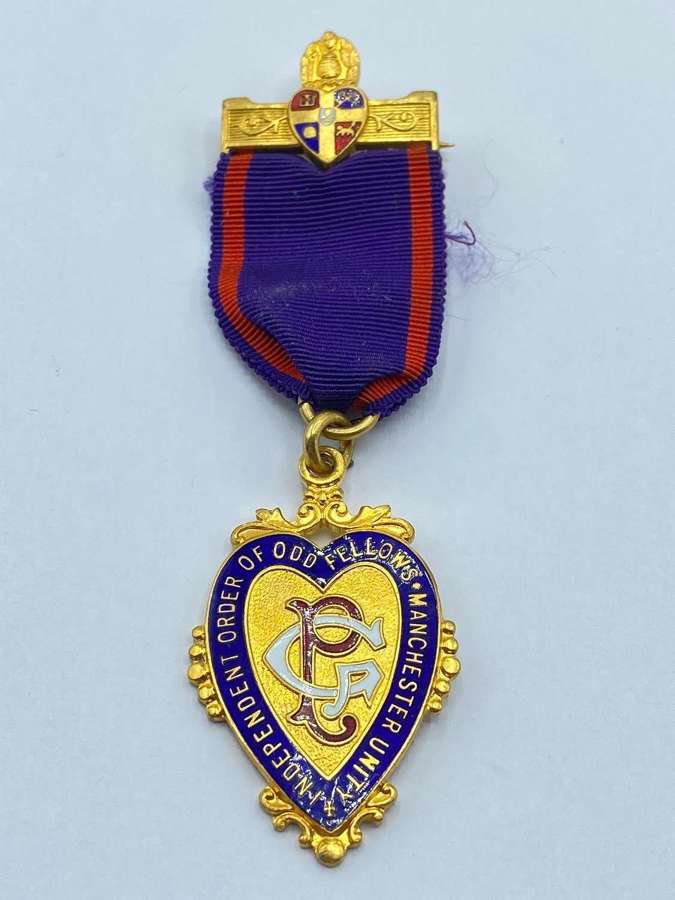 Vintage Independent Order Of Oddfellows Manchester Unity Jewel