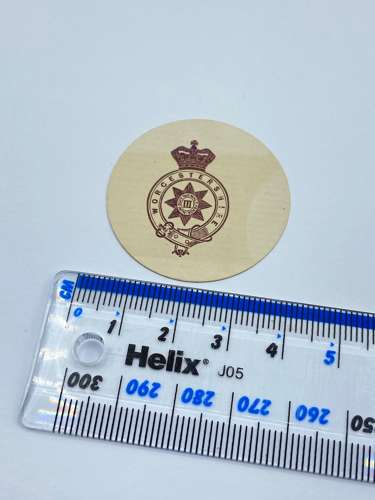 WW1 3rd Battalion Worcestershire Regiment Embossed Crest Letter Head