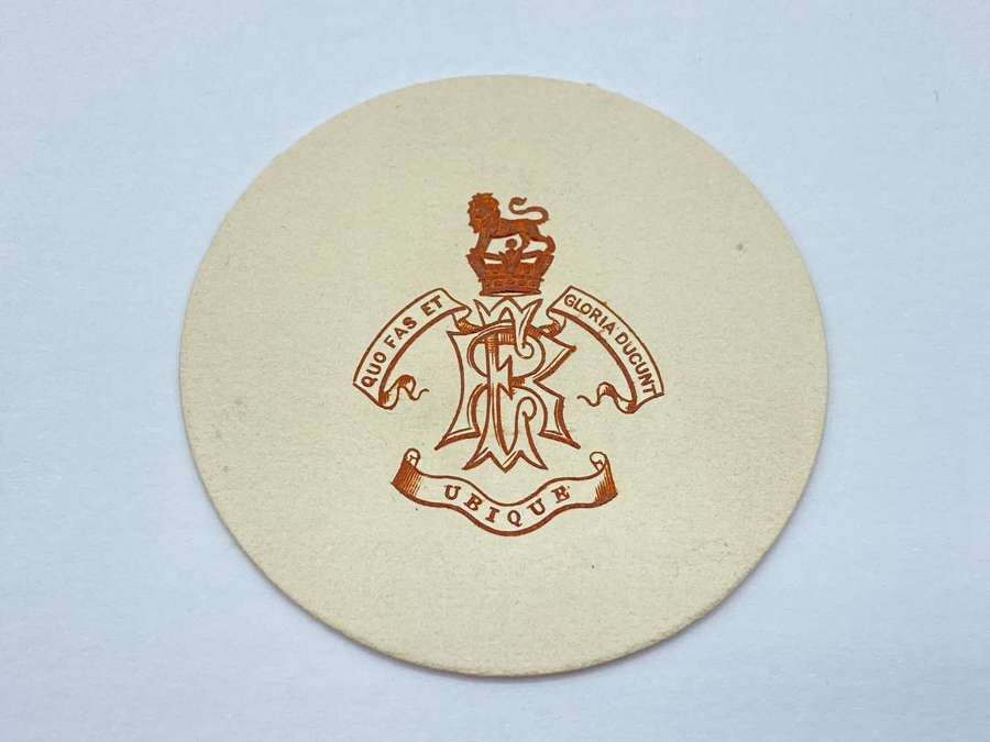Pre WW1 Royal Engineers Regimental Embossed Crest Letter Head