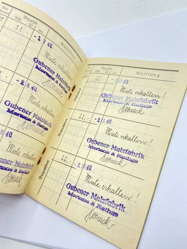 WW2 German Miet Quittungs Buch Receipt Book