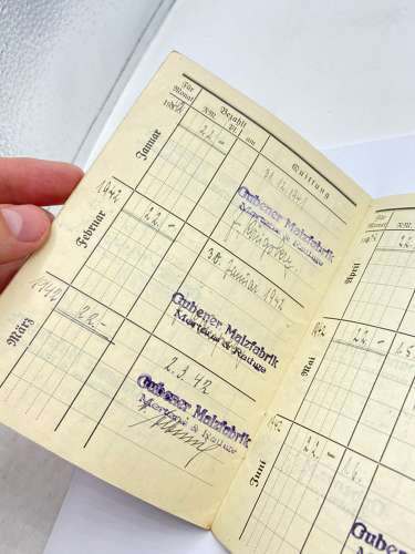 WW2 German Miet Quittungs Buch Receipt Book
