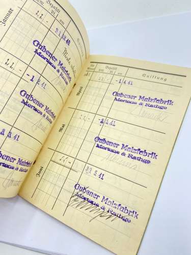 WW2 German Miet Quittungs Buch Receipt Book