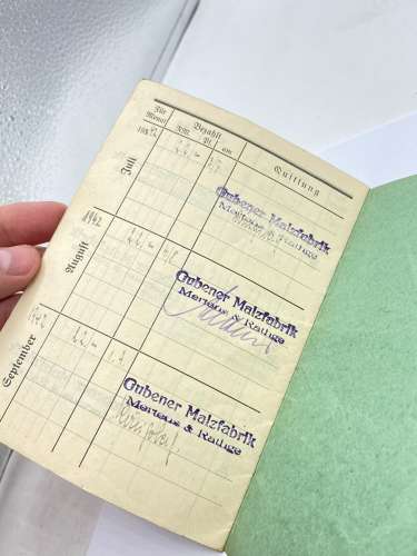 WW2 German Miet Quittungs Buch Receipt Book