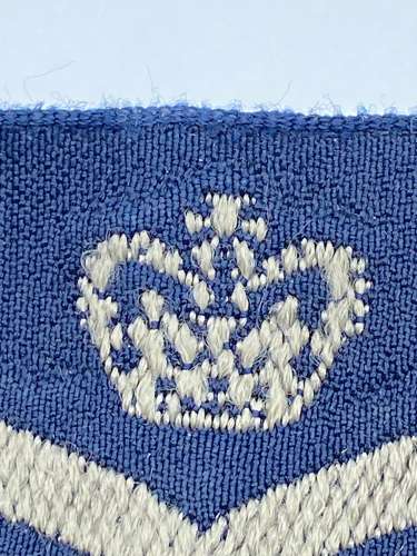 Early Post WW2 Royal Air Force Flight Sergeant Slip-On Rank Badges