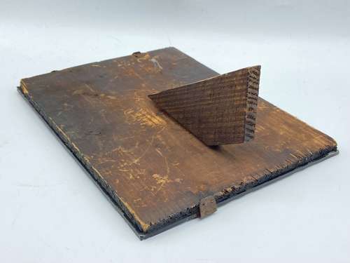WW2 British Frank Royal Engineers Regimental Glass Memorial Plaque