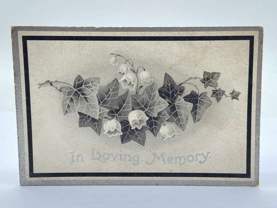 Antique Mourning Gothic Funeral Card To Francis Gardiner Aged 7 Years