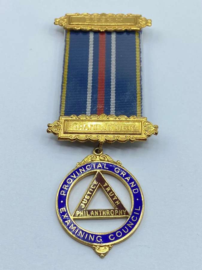 Vintage Silver Marked RAOB Provincial Grand Examining Council Jewel