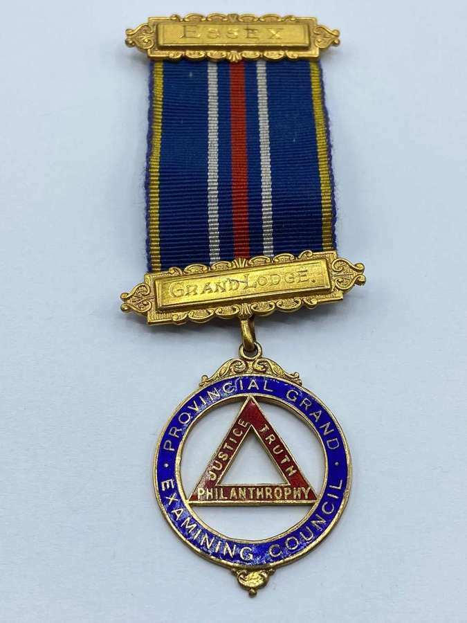 Vintage Silver Marked RAOB Provincial Grand Examining Council Jewel