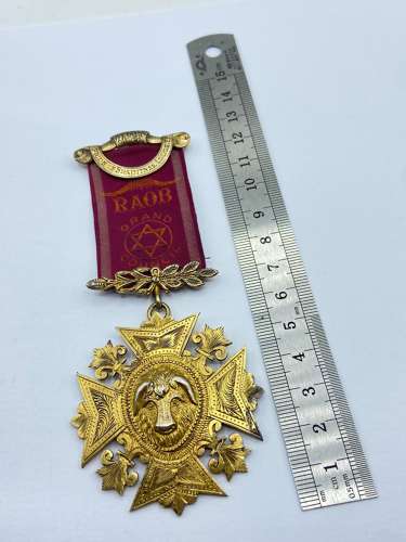 Antique Silver RAOB Pride Of Braintree Lodge Full Attendance Jewel